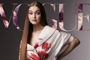 Gigi Hadid Us Vogue Photoshoot 4k (1336x768) Resolution Wallpaper