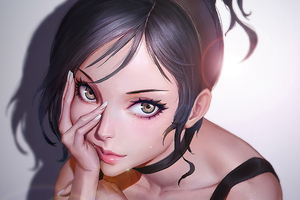 Girl Portrait Fantasy Art 4k (1600x900) Resolution Wallpaper