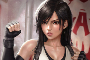 Girl Ready For Fight (1366x768) Resolution Wallpaper