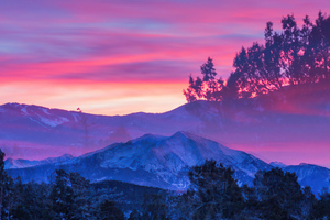 Glenwood Springs Colorado Beautiful Sunset 4k (1400x1050) Resolution Wallpaper