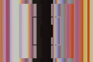 Glitch Abstract Design 4k (2932x2932) Resolution Wallpaper