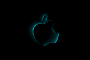 Glowing Apple Art 8k (1440x900) Resolution Wallpaper