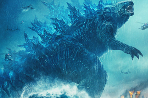 Godzilla King Of The Monsters 2019 Poster (1680x1050) Resolution Wallpaper