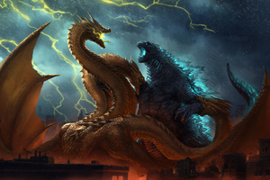 Godzilla King Of The Monsters Fanposter 4k