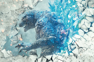 Godzilla Minus One Imax Poster (1336x768) Resolution Wallpaper