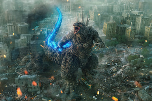 Godzilla Minus One Movie (1360x768) Resolution Wallpaper