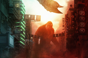 Godzilla Vs Kong 2021 5k Wallpaper