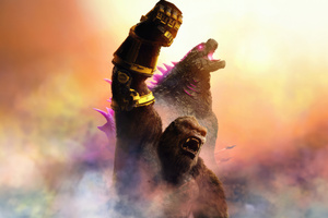Godzilla X Kong He Ultimate Showdown (3840x2160) Resolution Wallpaper