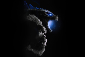 Godzilla X Kong The New Empire 8k Poster (1336x768) Resolution Wallpaper