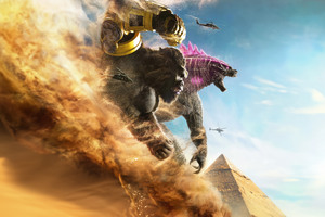 Godzilla X Kong The New Empire Chinese Poster (1440x900) Resolution Wallpaper