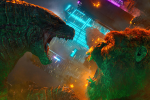 Godzilla X Kong The New Empire Movie 5k (5120x2880) Resolution Wallpaper