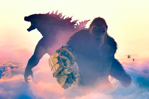 Godzilla X Kong The New Empire Official Poster (2560x1440) Resolution Wallpaper