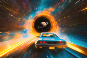 Going Though Time Travel (1360x768) Resolution Wallpaper