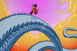 Goku A Glimpse Into Power (3440x1440) Resolution Wallpaper