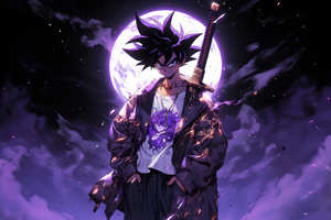 Goku Arrival In The Bleach Universe (2932x2932) Resolution Wallpaper