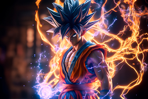 Goku In His Mastered Ultra Instinct Wallpaper