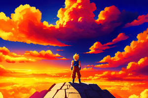 Goku Journey To Protect The Earth (2048x2048) Resolution Wallpaper