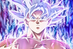 Goku Mastered Ultra Instinct (1336x768) Resolution Wallpaper