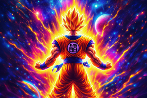 Goku Rebel With A Cause (2048x2048) Resolution Wallpaper
