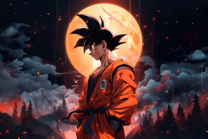 Goku Saiyan Ascension (320x240) Resolution Wallpaper