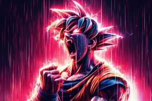 Goku Signature Move (2048x1152) Resolution Wallpaper