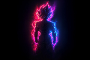 Goku Super Saiyan The Ultimate Warrior (2048x2048) Resolution Wallpaper