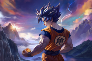 Goku Tribute Akira Toriyama (2560x1700) Resolution Wallpaper