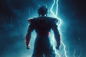 Goku Unyielding Spirit Wallpaper