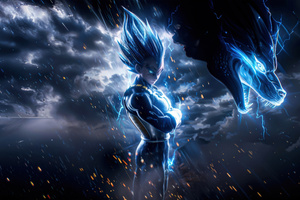 Goku X Shenron Legend Reborn (1280x800) Resolution Wallpaper