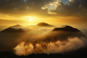 Golden Morning Bavarian Alps Germany 4k Wallpaper