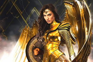 Golden Queen The Wonder Woman Wallpaper