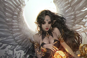 Gorgeous Elf With Wings