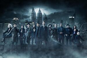 Gotham Season 4 Cast 5k (1360x768) Resolution Wallpaper