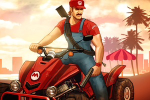 Grand Theft Auto Mario Kat (1280x1024) Resolution Wallpaper