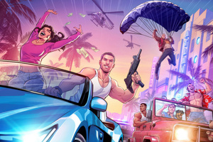 Grand Theft Auto Vi Fan Made (1360x768) Resolution Wallpaper