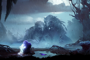Graveyard Ori And The Will Of The Wisps (1280x720) Resolution Wallpaper