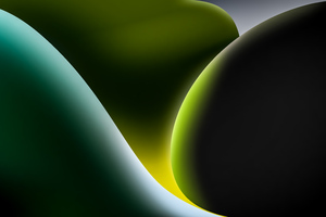 Green Glow In Dark 8k (1360x768) Resolution Wallpaper