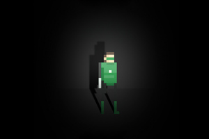Green Lantern Pixel Art 5k