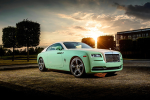 Green Rolls Royce Wraith 4k