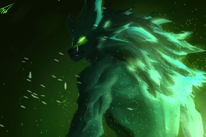Green Werewolf 4k (1152x864) Resolution Wallpaper