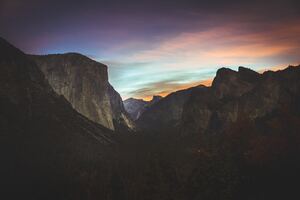Grey Mountains During Sunset 5k Wallpaper