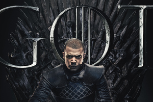Grey Worm Game Of Thrones Season 8 Poster (1024x768) Resolution Wallpaper