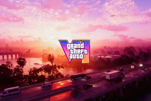 Gta 6 Sunset 4k (1336x768) Resolution Wallpaper