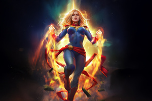 Guardian Captain Marvel (2932x2932) Resolution Wallpaper