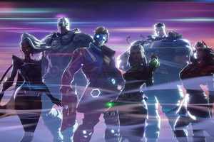 Guardians Of The Galaxy In Marvel Rivals Wallpaper