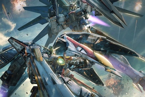 Gundam Versus 2017 4k (1152x864) Resolution Wallpaper