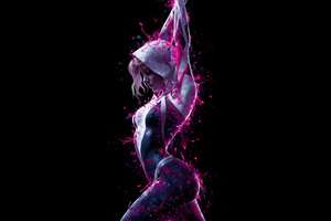 Gwen Stacy Z Fighter (1440x900) Resolution Wallpaper
