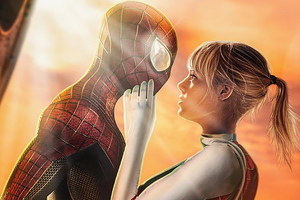 Gwenstacy And Spiderman 4k Wallpaper