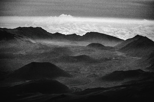 Haleakala National Park Monochrome 5k (1360x768) Resolution Wallpaper