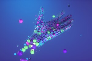 Hands Abstract Neon 5k Wallpaper